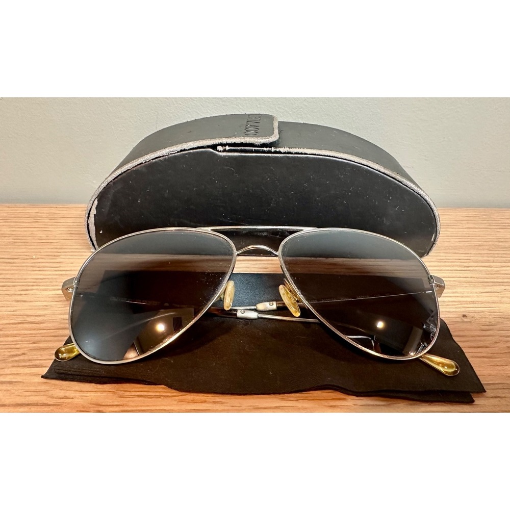 Oliver Peoples West Piedra OV1148S Polarized Aviator Sunglasses with case
